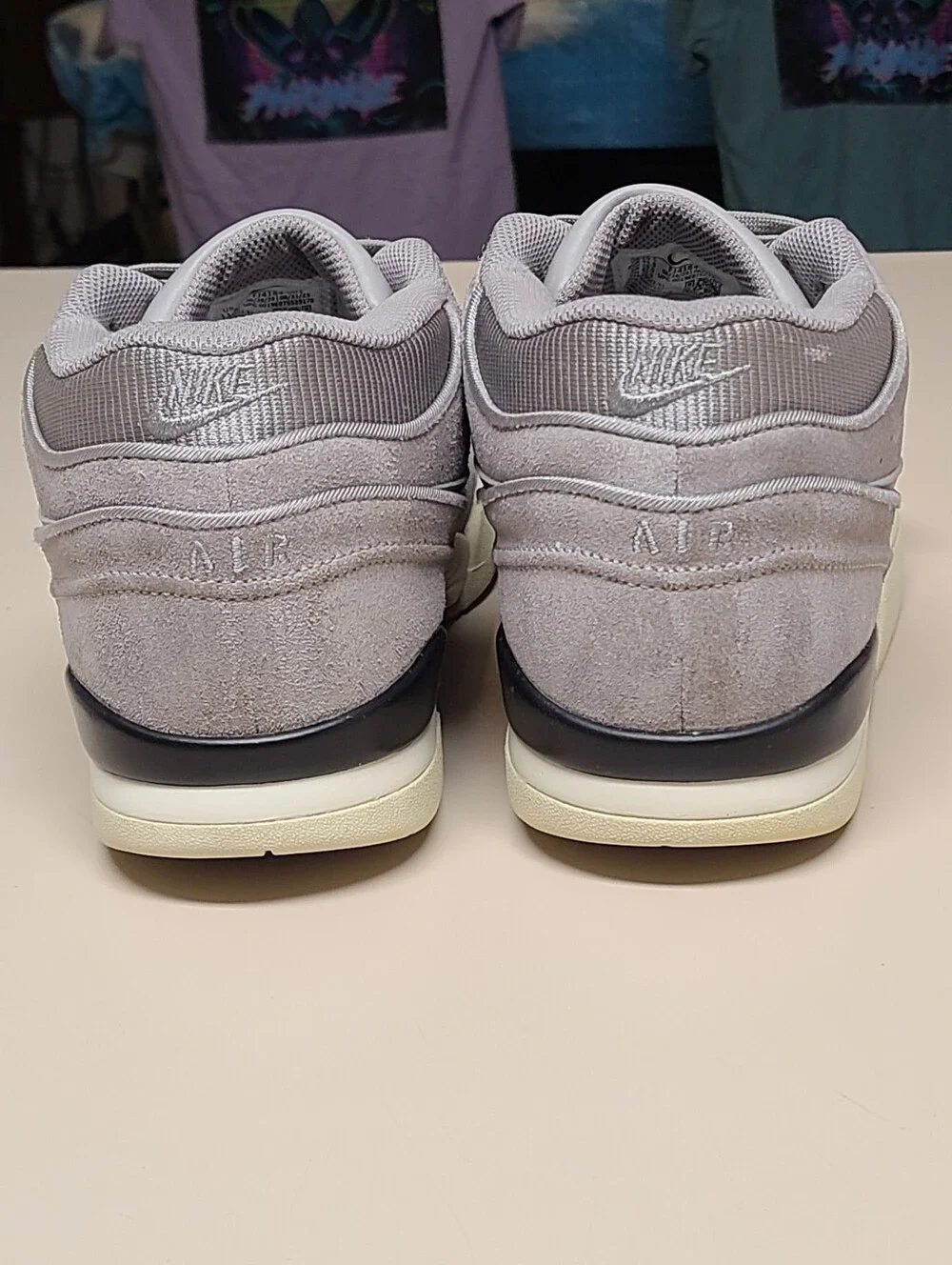 Nike Air Alpha Force 88 Medium Grey mid top trainer sneakers size 11.5